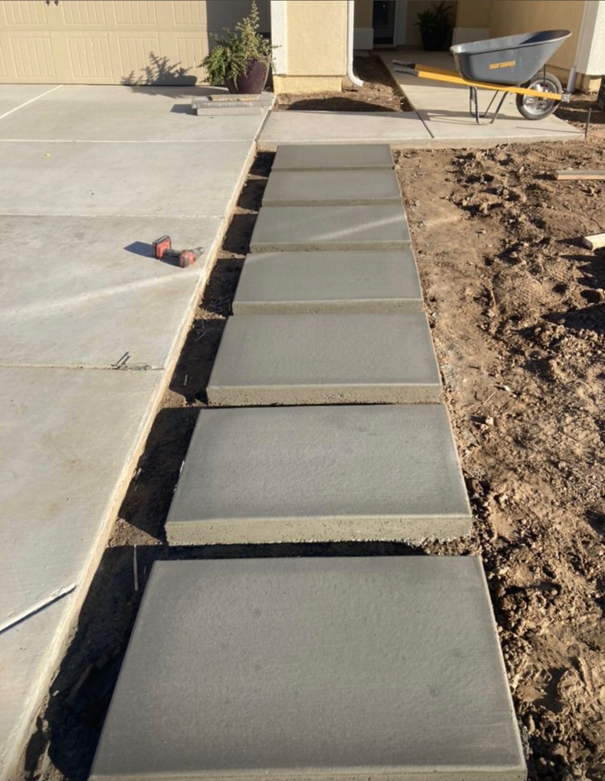 Concrete Walkway